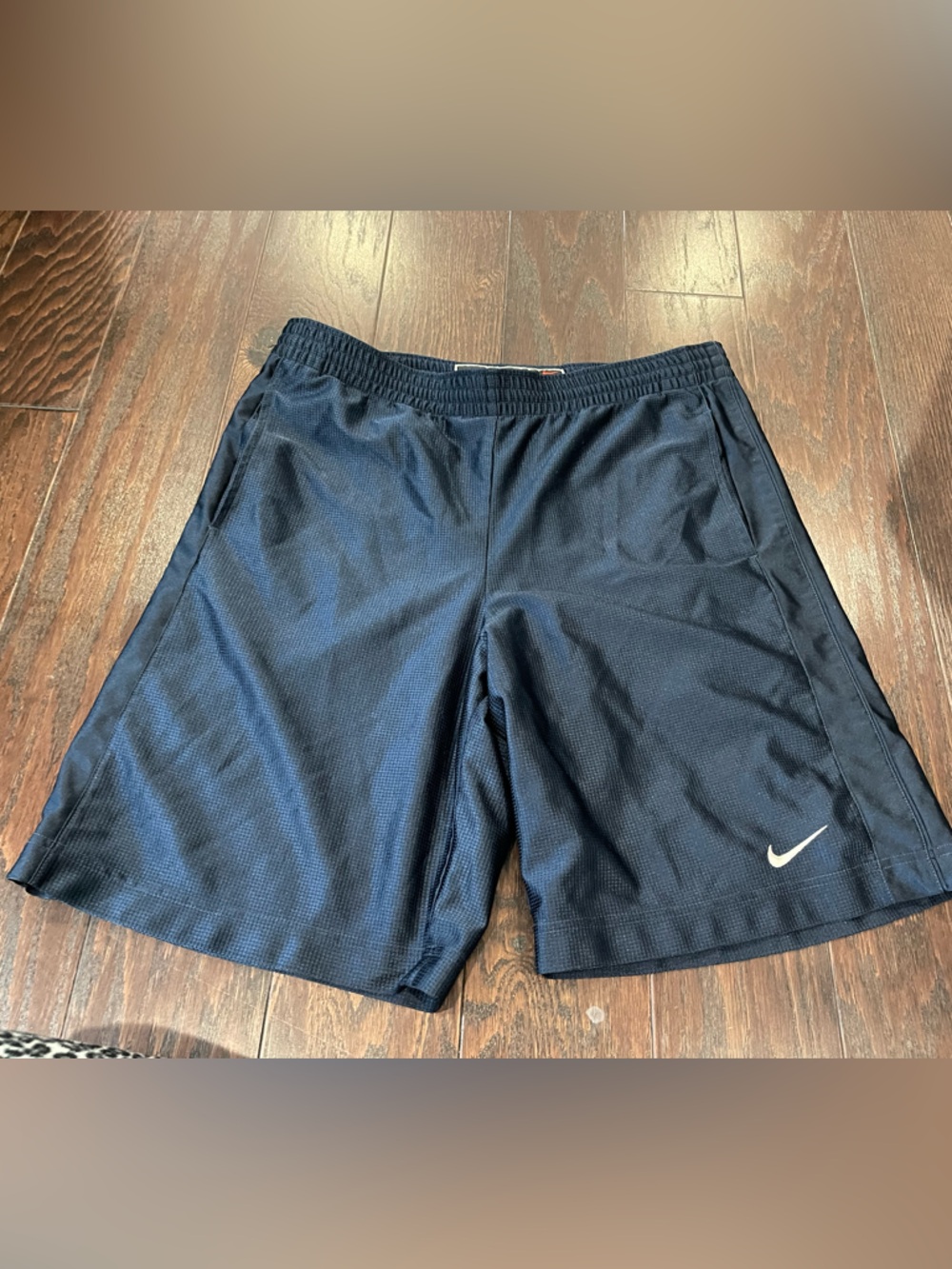 Nike Vintage Y2K 9" Basketball Shorts Navy Blue Men Size Medium